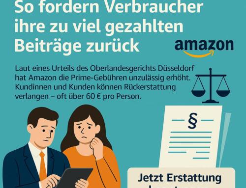 Amazon Prime-Gebühren: Wie Verbraucher ihre zu viel gezahlten Beiträge zurückfordern können