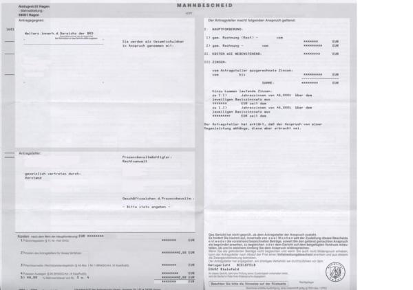 Mahnbescheid online beantragen - worauf Sie achten sollten ...